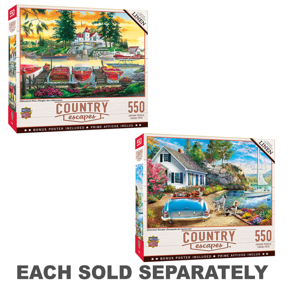 MasterPieces Country Escapes 550pc Puzzle