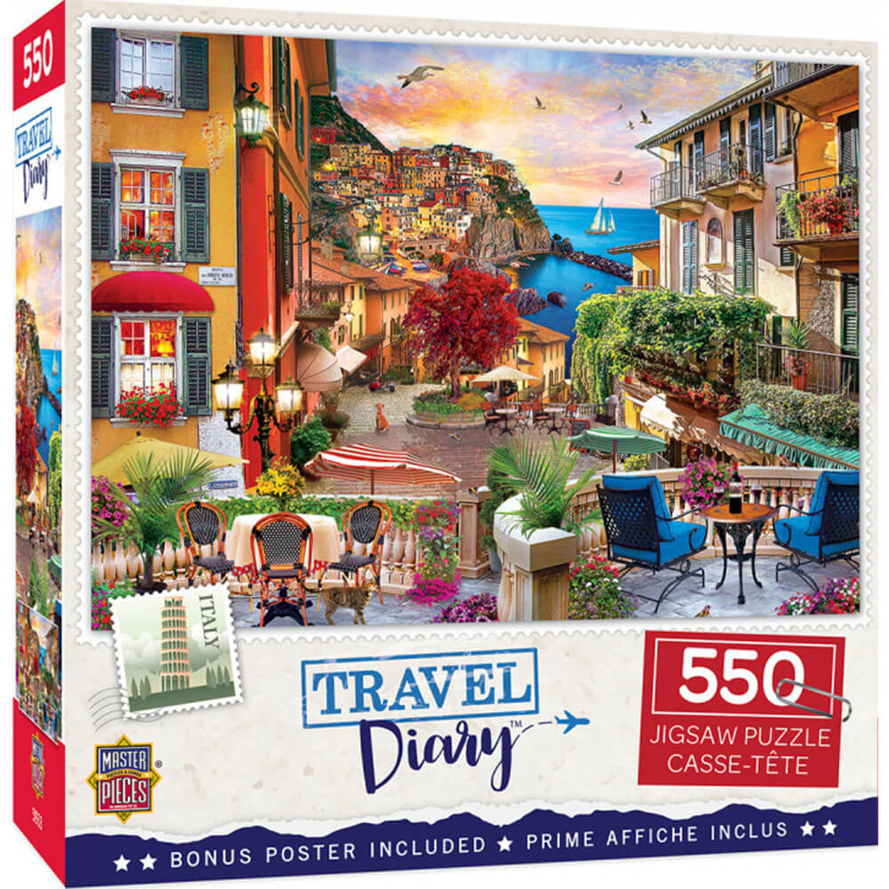 Masterpieces Travel Diary 550pc pussel