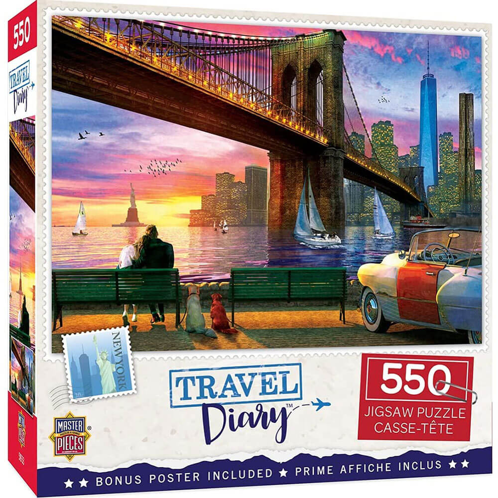 Masterpieces Travel Diary 550pc pussel