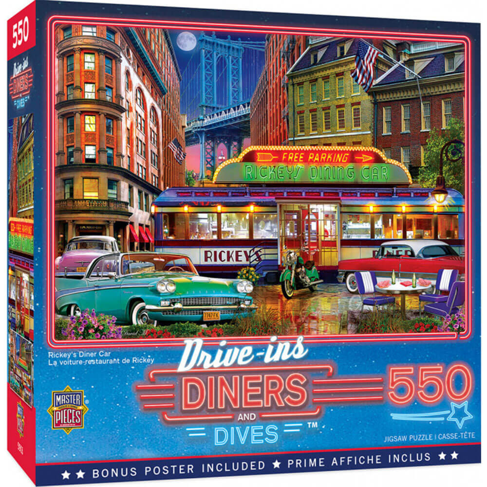 Puzzle Drive-Ins Diners & Dives 550pc