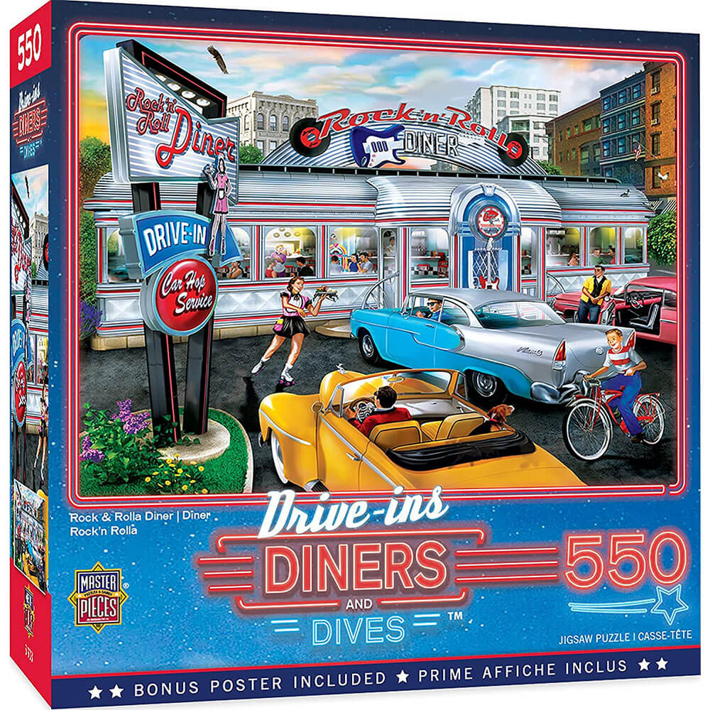 Drive-Ins Diners &amp; Dives 550-teiliges Puzzle