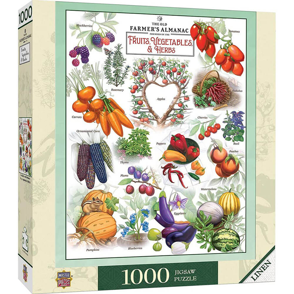 Masterpieces Farmers ALMANAC 1000pc Puzzle