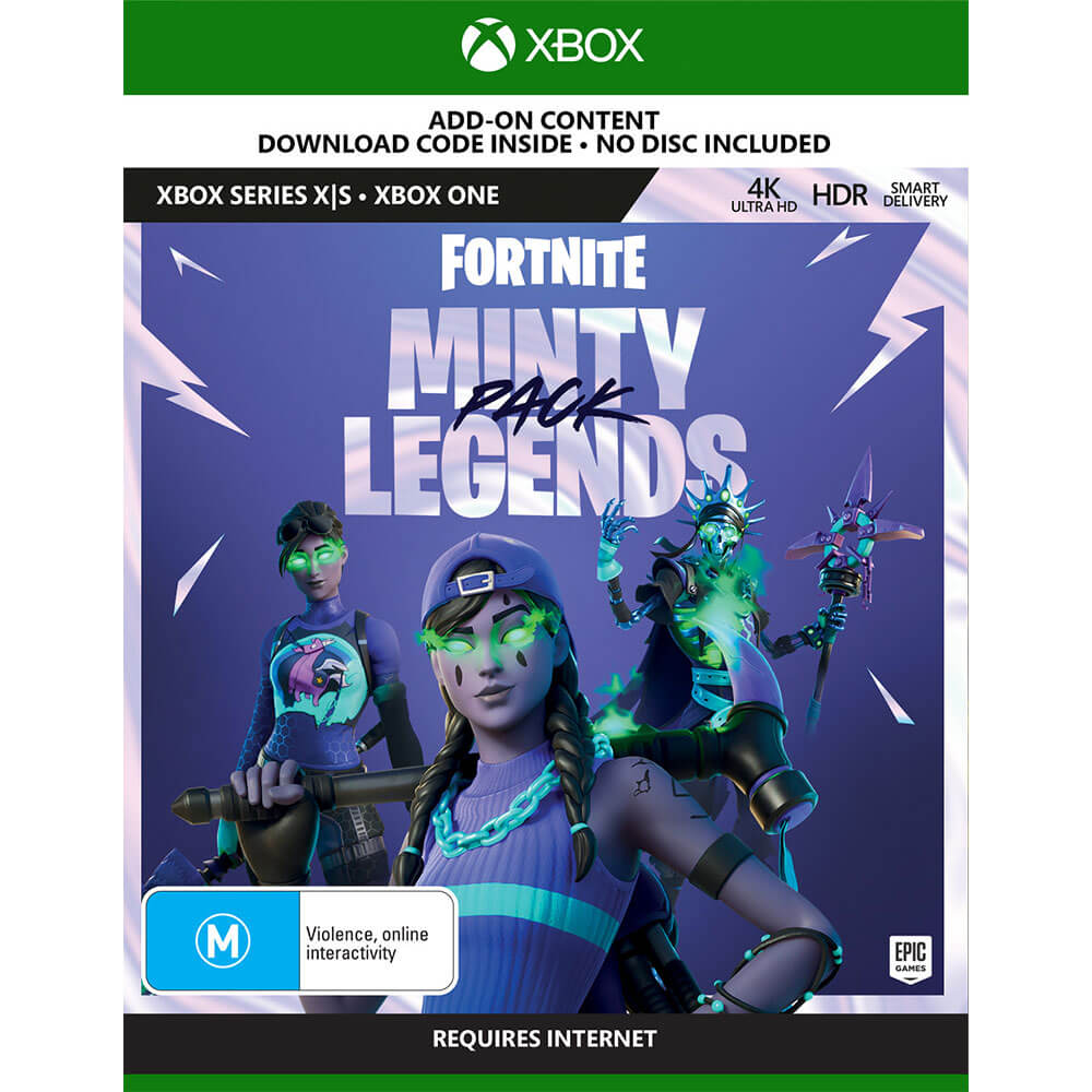 Jeu de pack de légendes de Fortnite Minty Legends