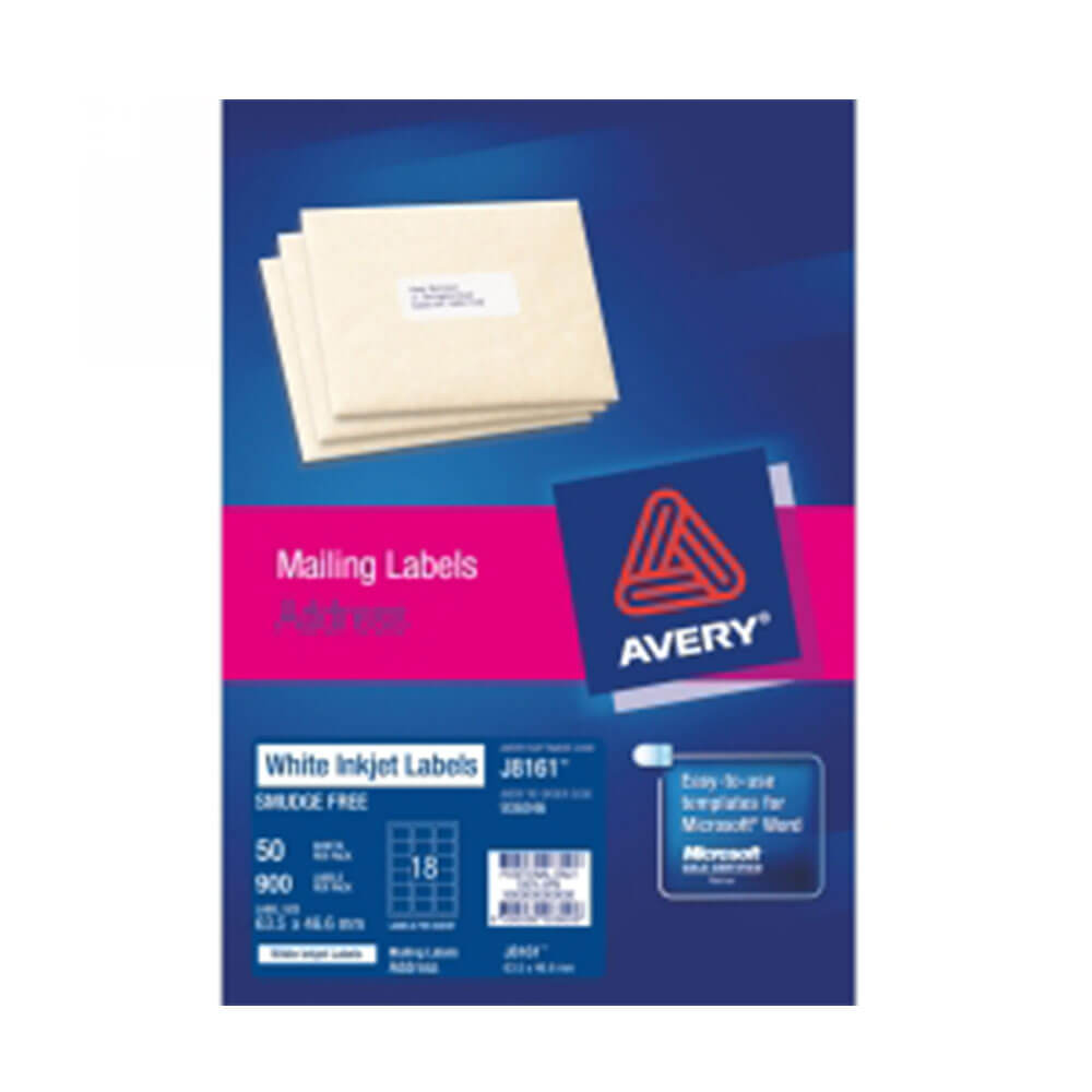 Avery Inkjet -label