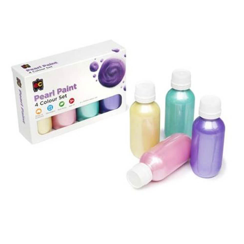 EC Glitter Paint Set 4pcs Assorted 100ml