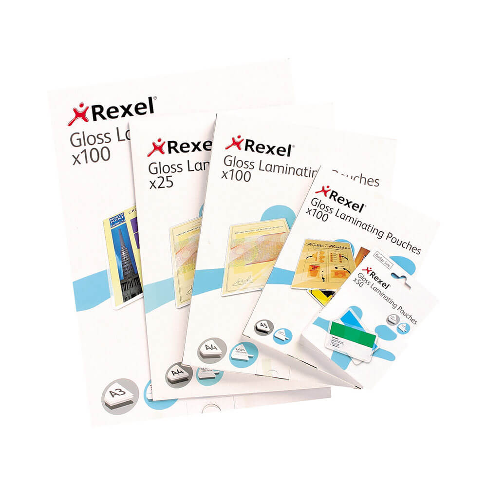 Rexel lamineringsposer A4 100pk