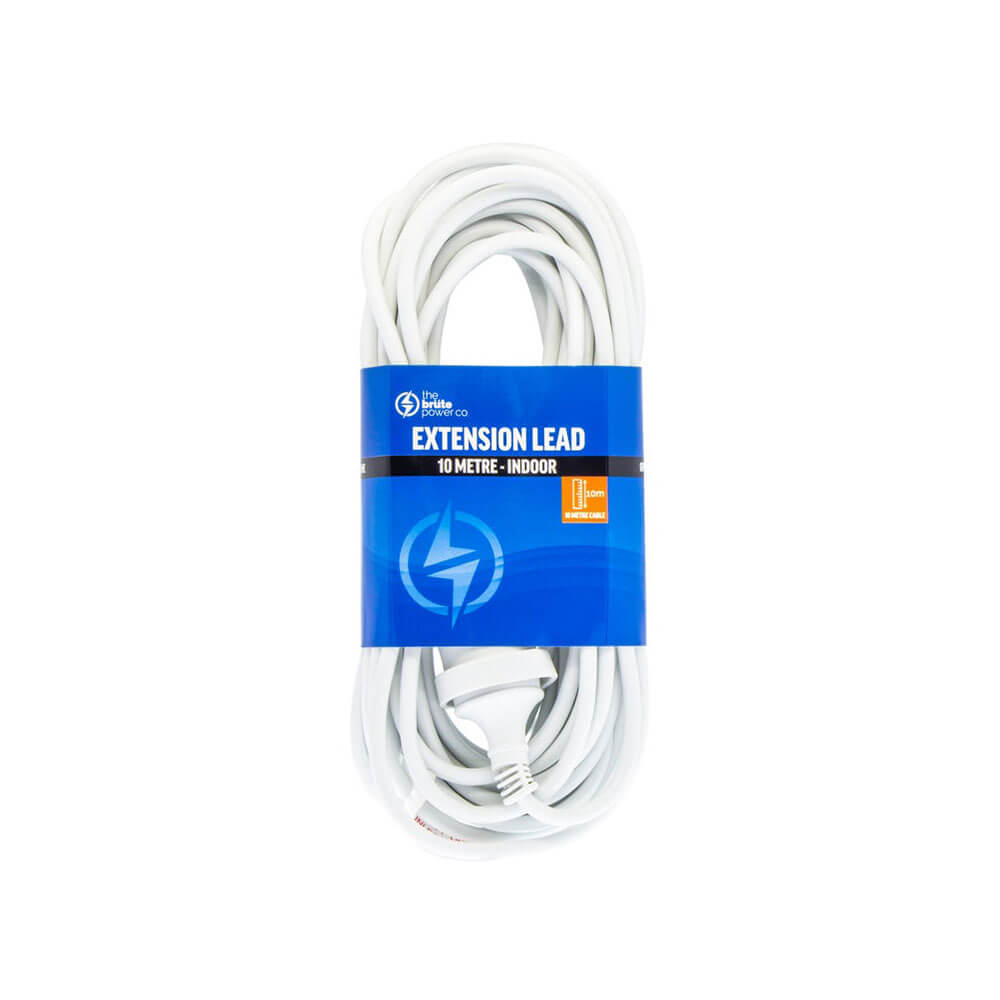 Brute Power Co. Extension Lead (White)