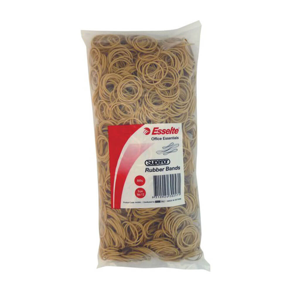 Esselte Rubber Bands 500g taske