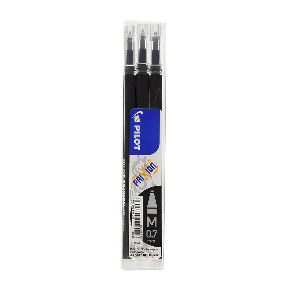 Pilot Frixion Rollerball Pen Read Recharge 0,7 mm Astuce 3pk