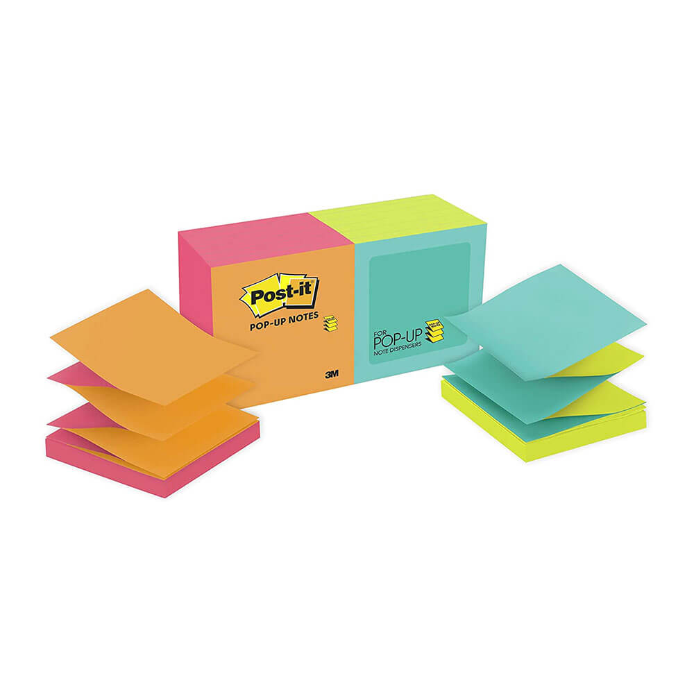 POST-IT POP-UP NOTER 76x76mm (12pk)