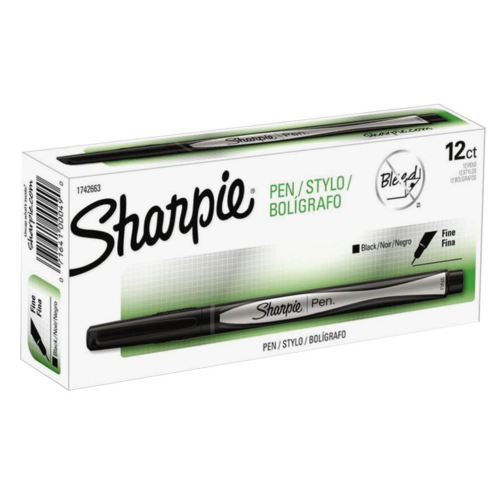 SHARPIE FINELLER PEN (12pk)