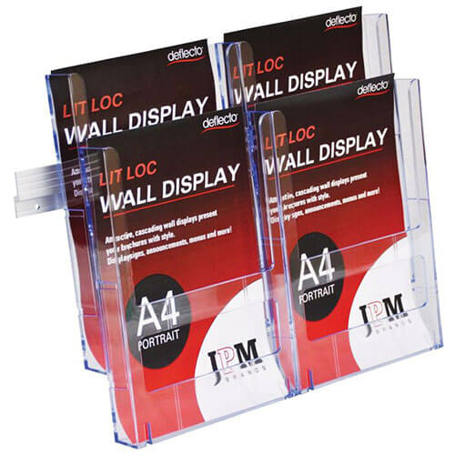 Deflecto Lit-Loc Brochure Holder A4