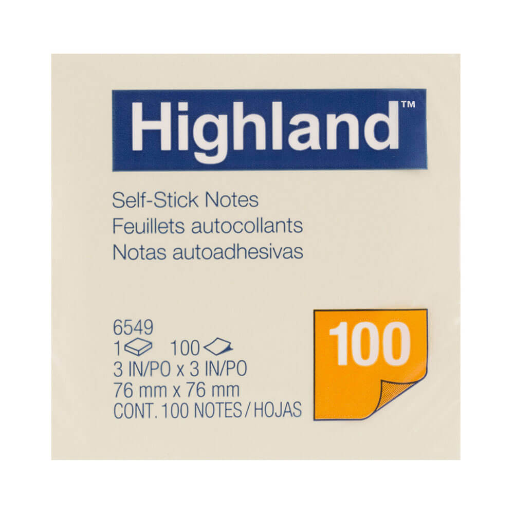 Highland Stick su note gialle 12pk