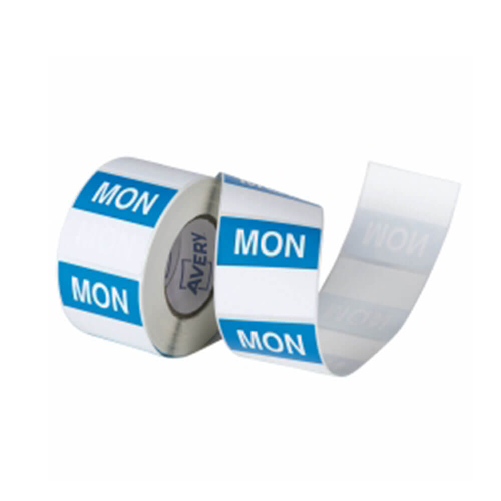 Avery Removable Label 40mm 500/Roll White