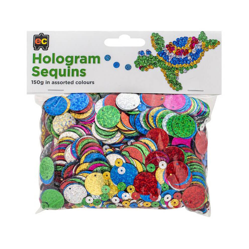 EC-Hologramm-Pailletten, 150 g, sortiert