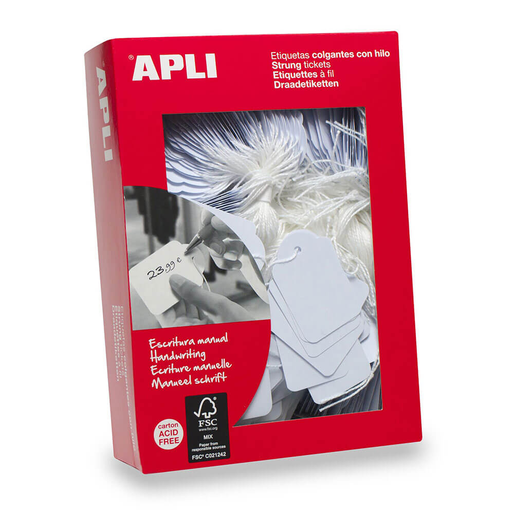 Merchandising APLI Tagi White 500pk