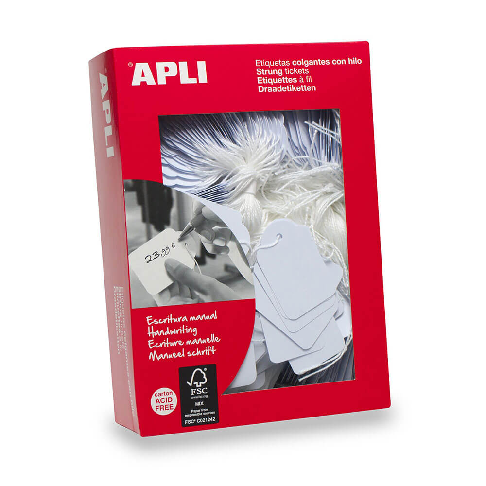 Merchandising APLI Tagi White 500pk