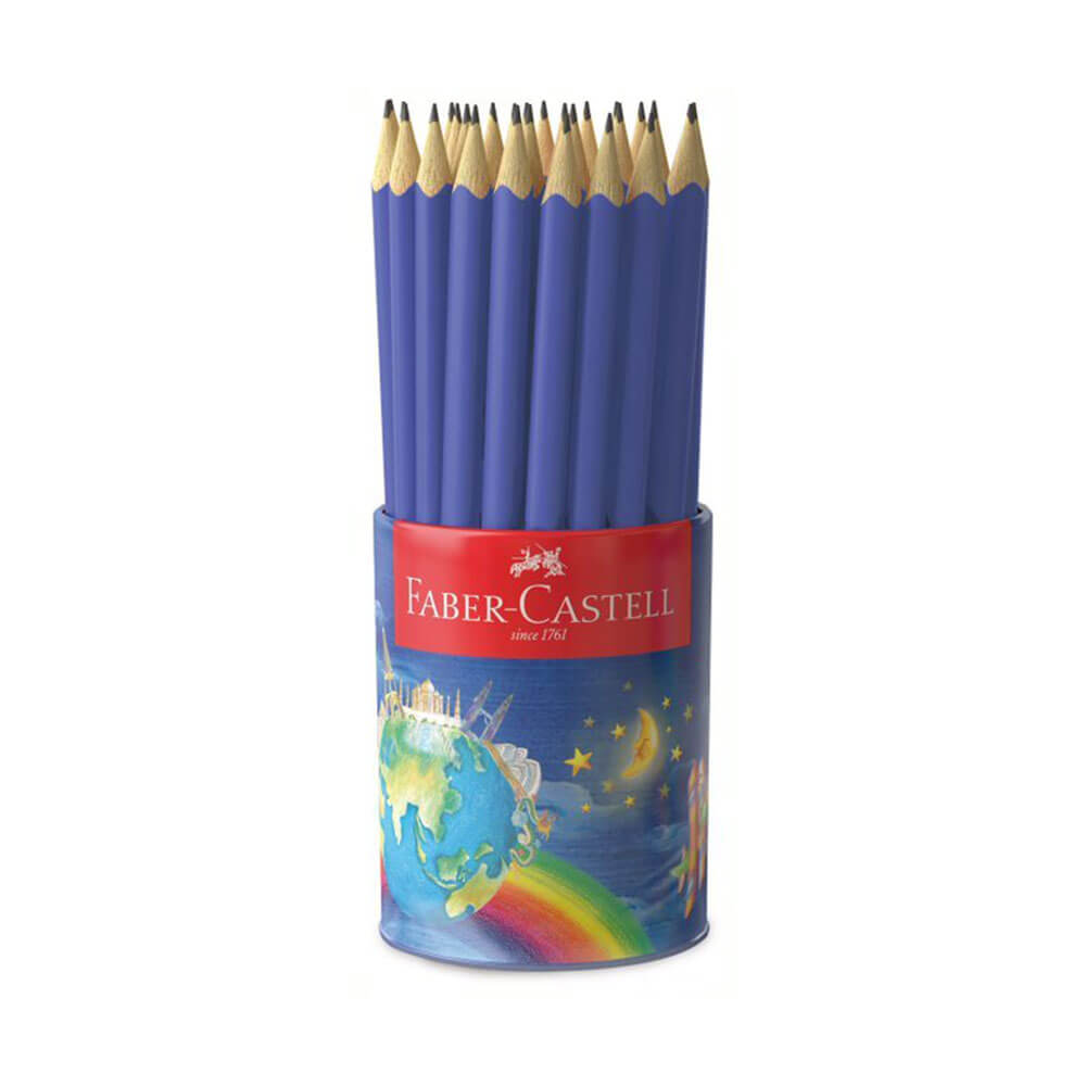 Faber-Castell Junior Triangular Fend Crayon 50 / tasse