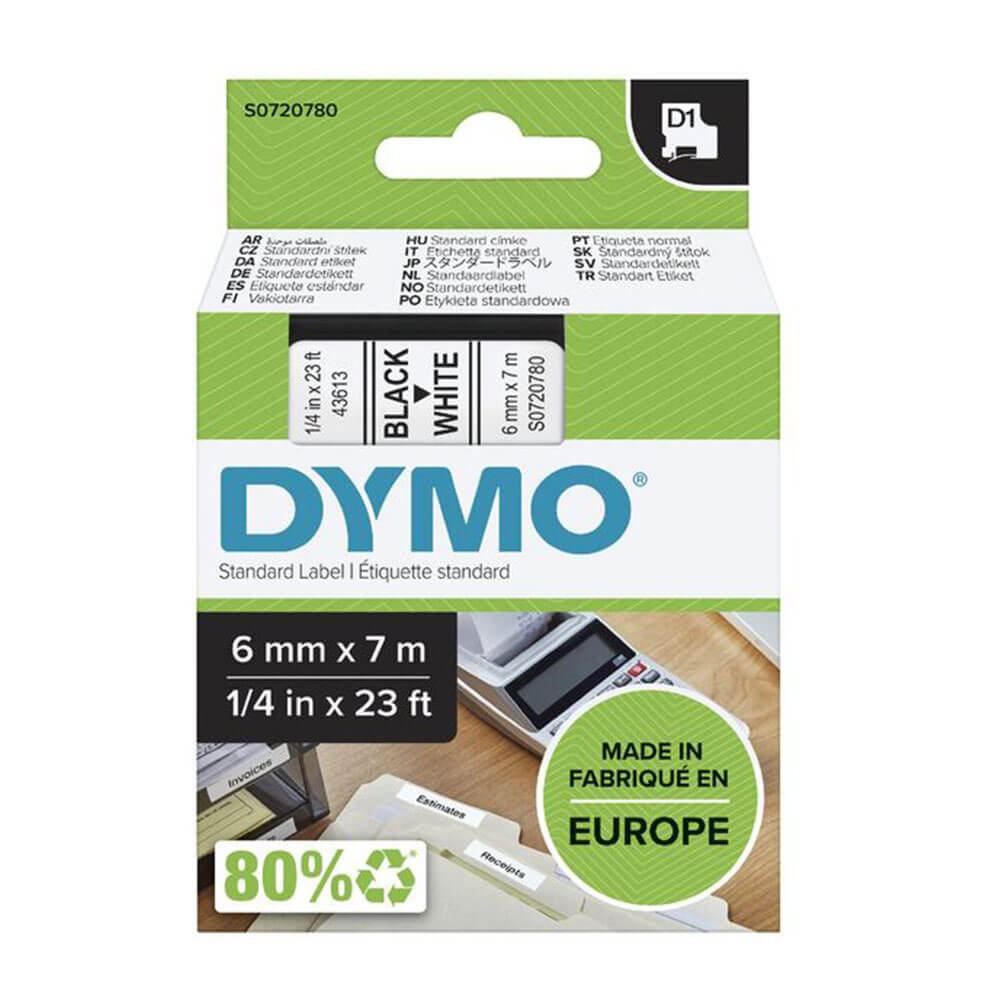 Dymo D1 -tape -label 6mmx7m