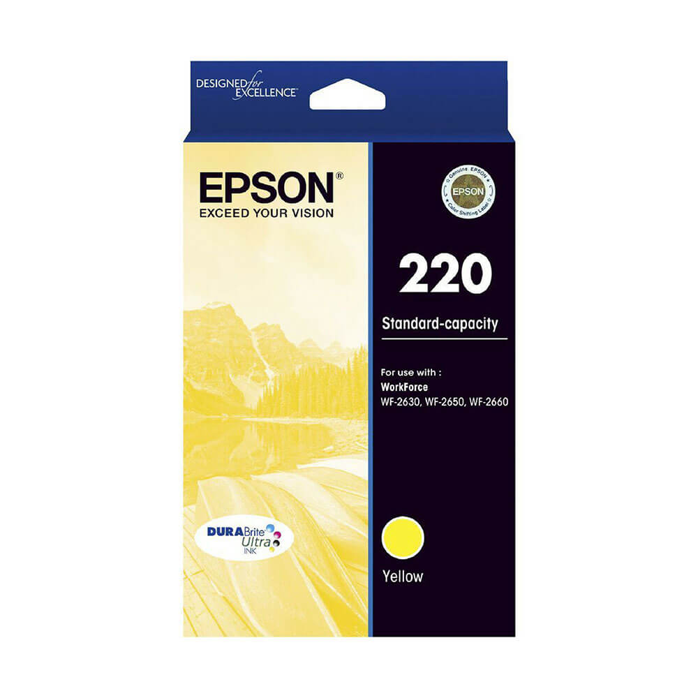 Cartucho a jato de tinta com capacidade padrão epson 220