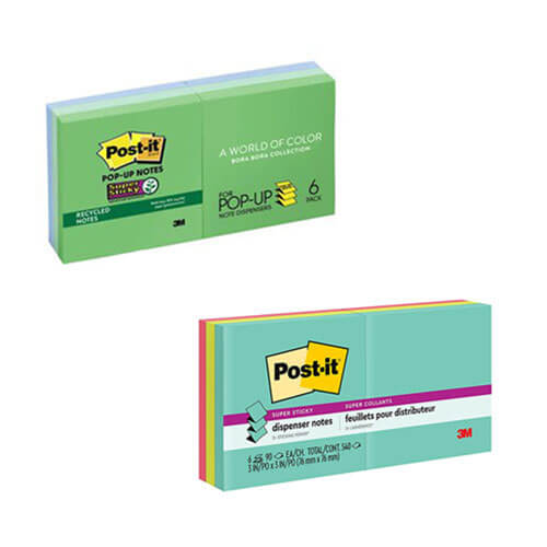 Post-it Super Sticky Pop-up Notes 76x76mm (6pk)