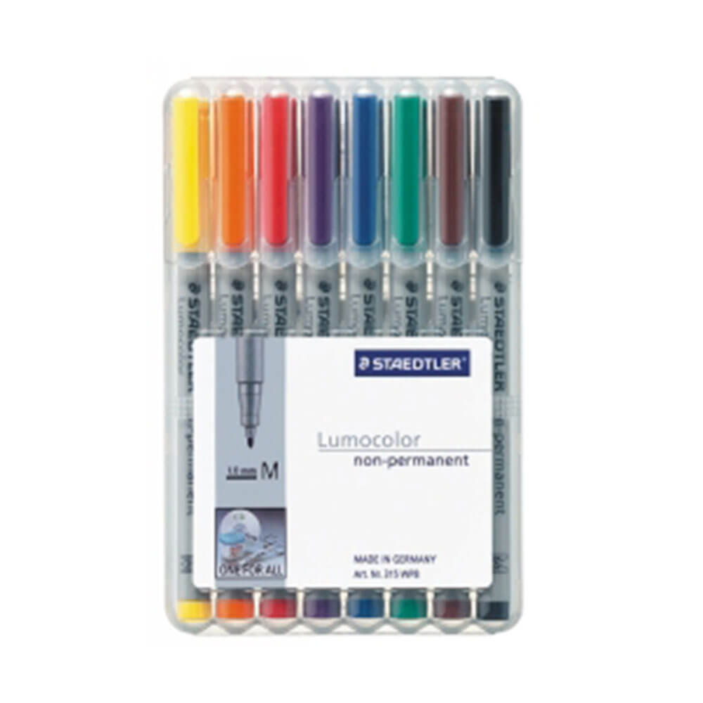 Staedtler vannløselig markør medium assortert