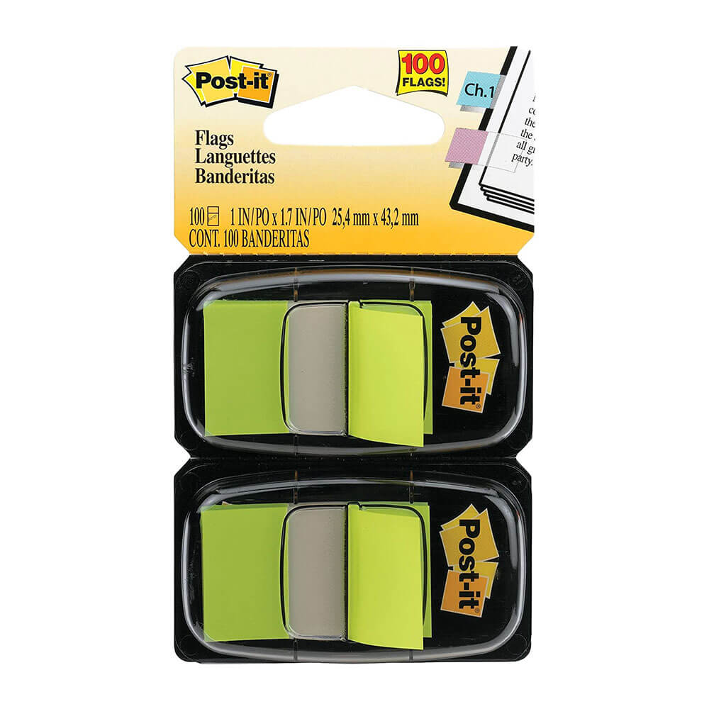 Post-it Twin Pack Flags 100st