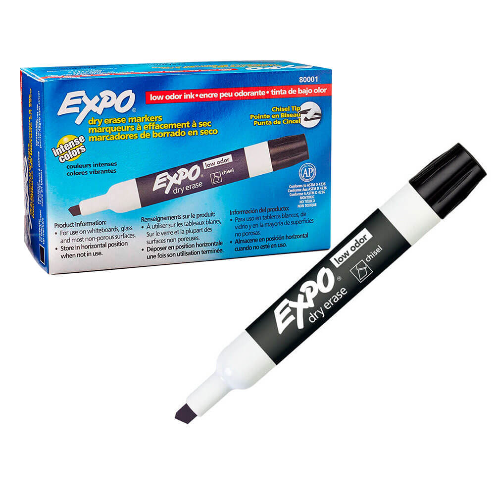 Expo Dry Dry Erase meisel tips tavle markør 12pk