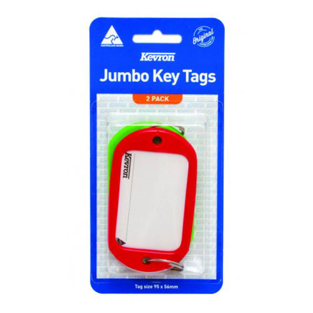 Kevron Key Tags 2pk (Assortered)