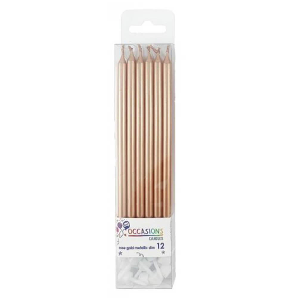 Alpen Slim Candles com detentores de 120 mm (12pk)