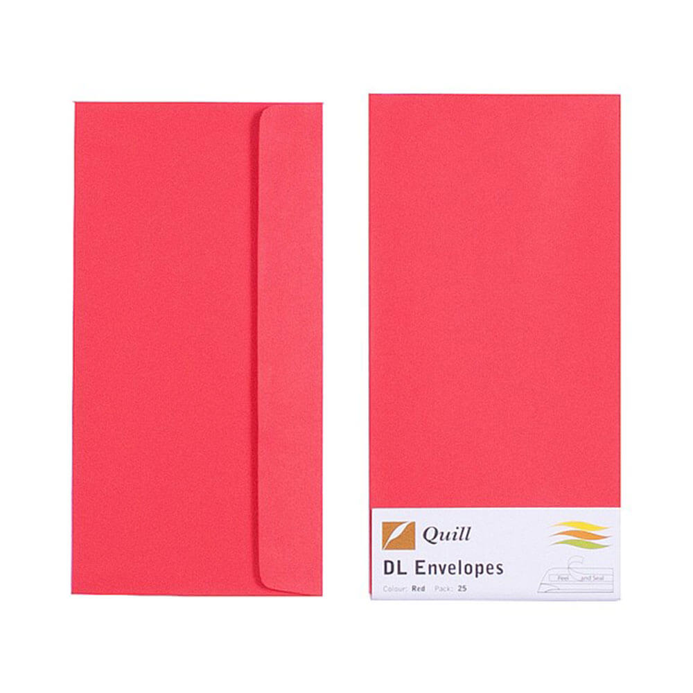 Quill -konvolut 25pk 80gsm (DL)