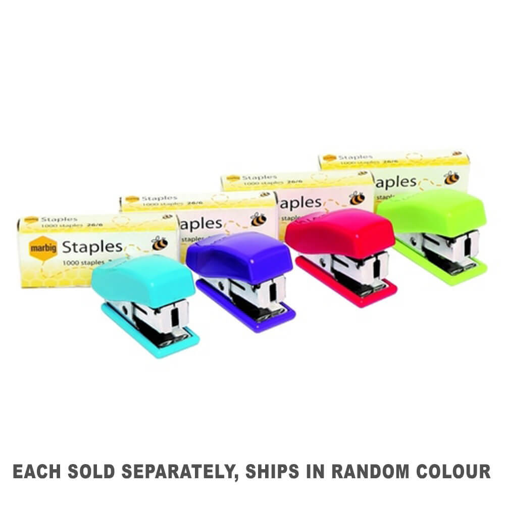 Marbig Mini Stapler with Staples (No. 26/6)