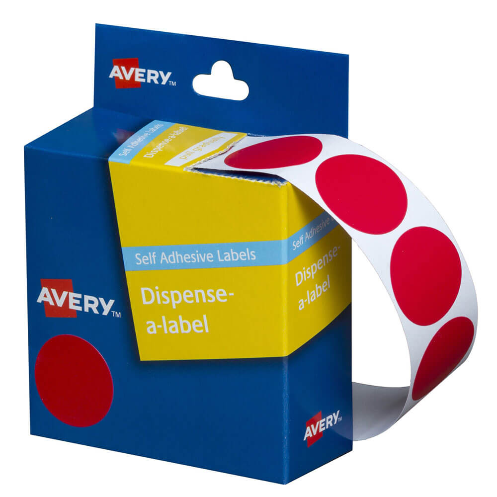 Avery selbstklebende Punktbezeichnungen 24 mm (500pcs)