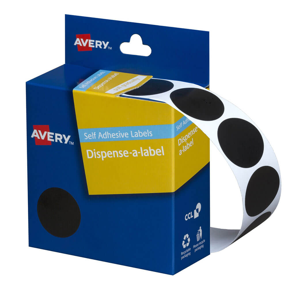 Rótulos de pontos auto-adesivos de Avery 24mm (500pcs)