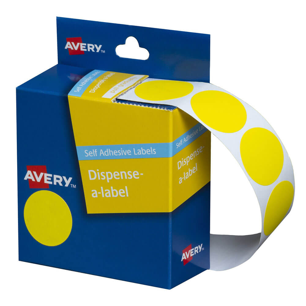 Avery selbstklebende Punktbezeichnungen 24 mm (500pcs)