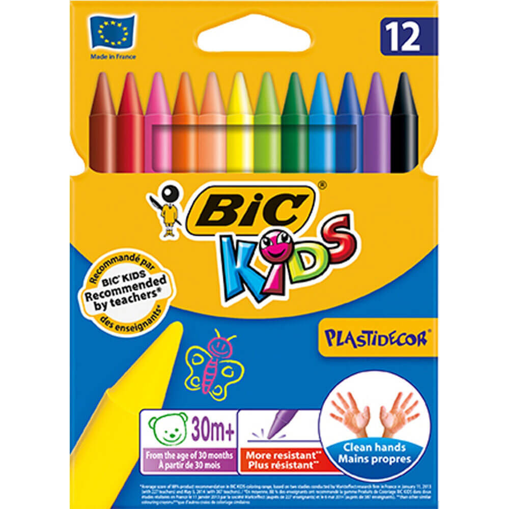 Kredki Bic Kids Plastidecor (12pk)