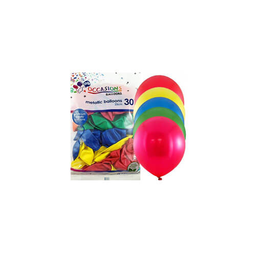 Alpen Balloons for Everyone 30pk 25cm (Assorted)