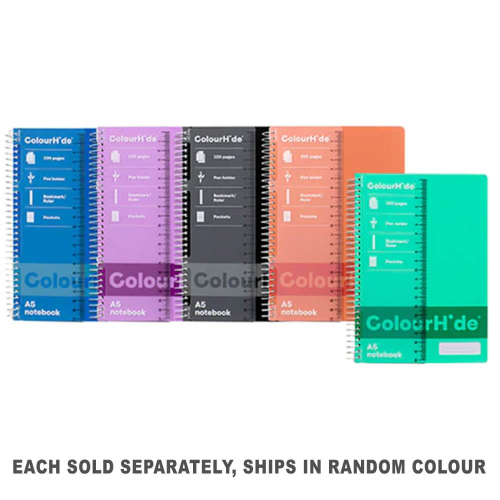 Colourhide Spiral Notebooks 200 pagina's A5