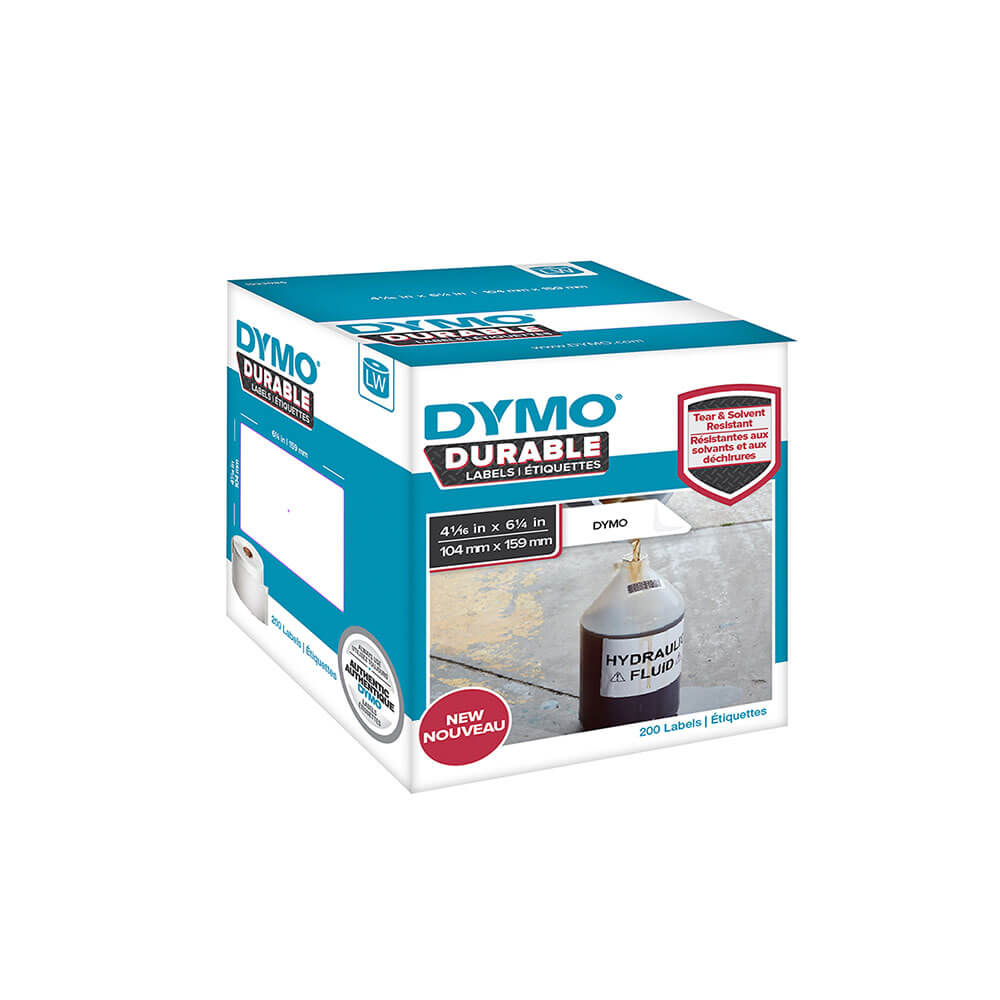 Dymo Durable Rótulos (branco)