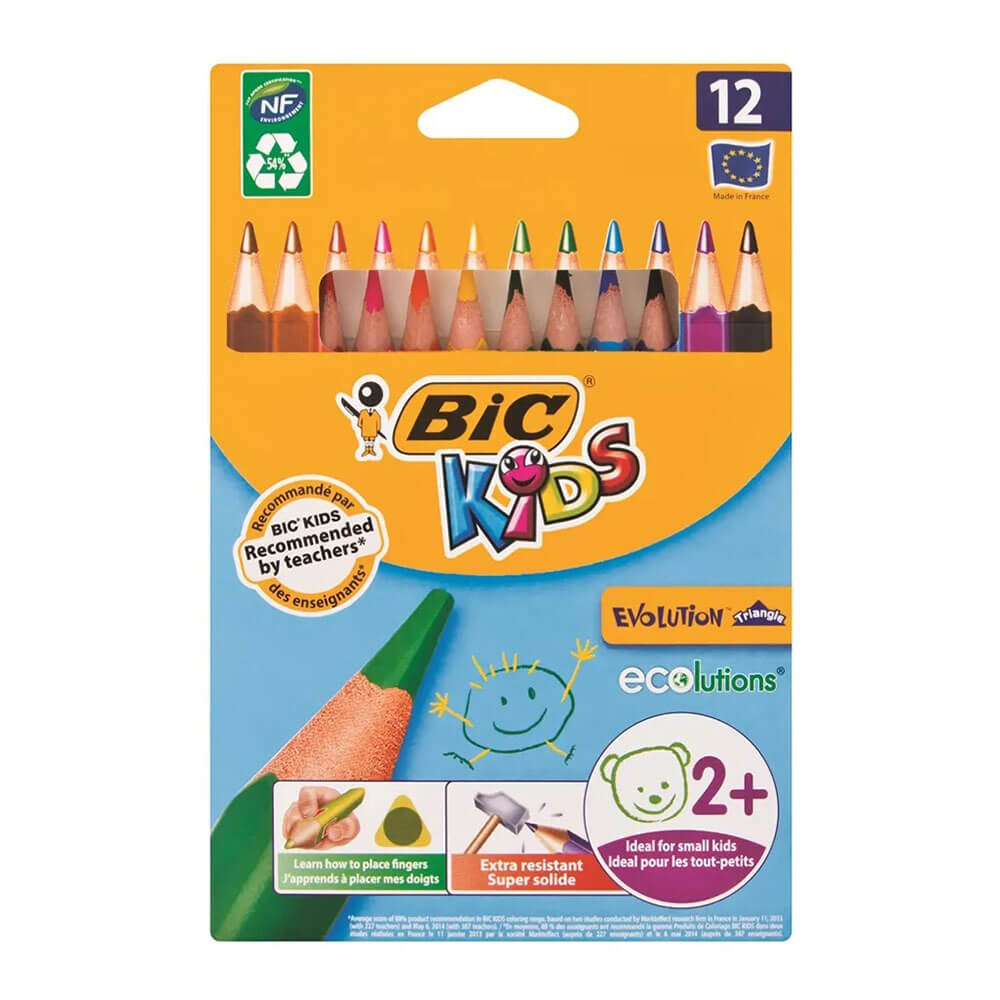 BIC Kids Evolution Colored Stifte (12pk)