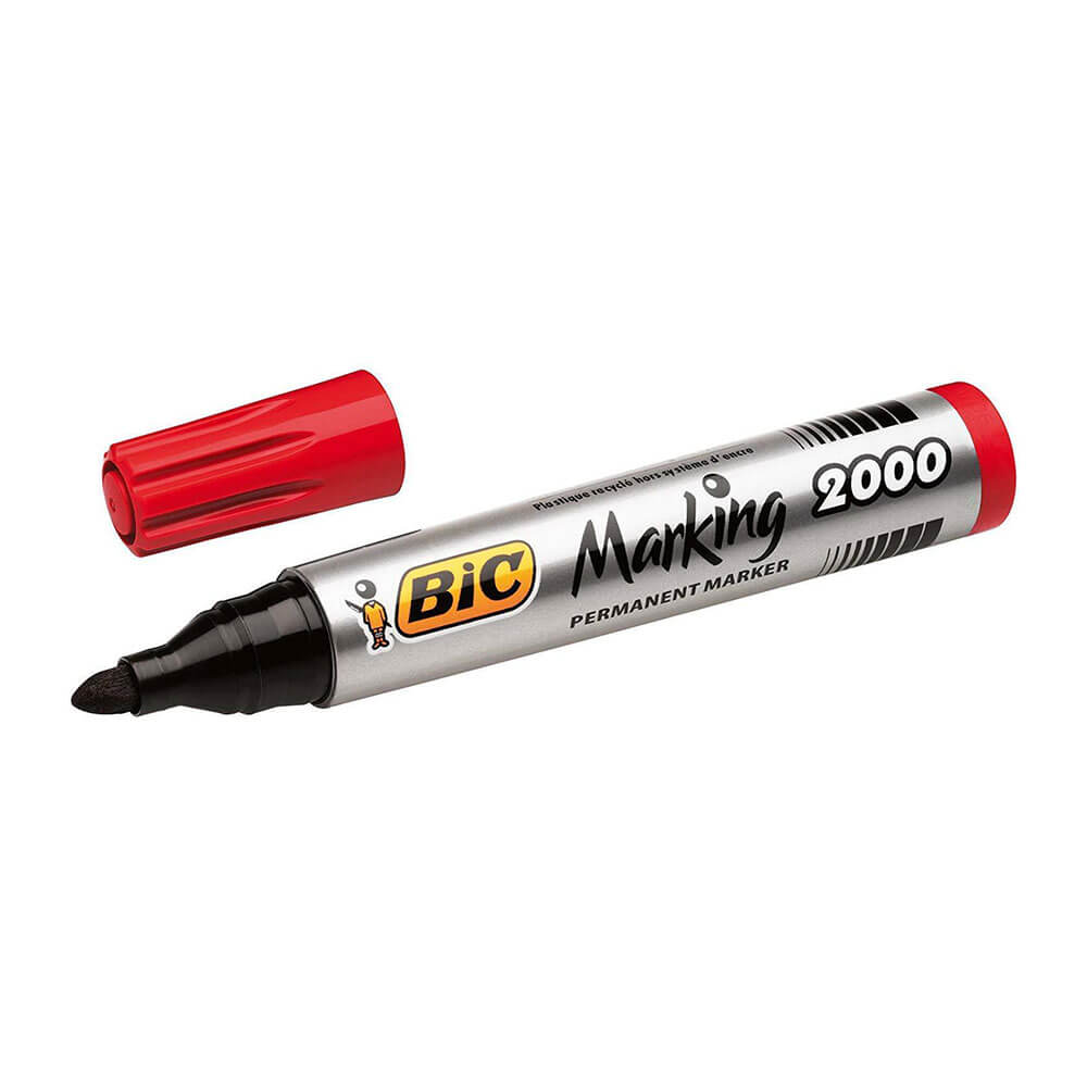 Bic Bullet Tip Permanent markør 12 stk (1,7 mm)