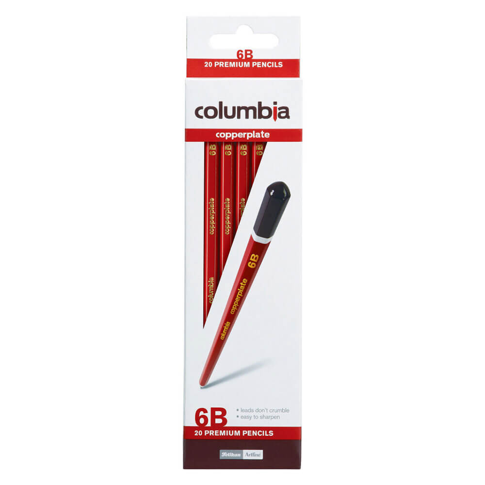 Matite premium della Columbia CopperPlate (Box di 20)