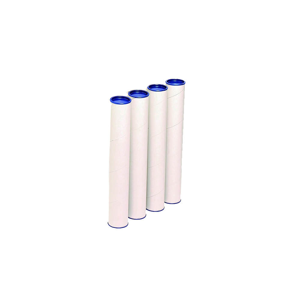 Marbig Tube de correo 4PK (blanco)