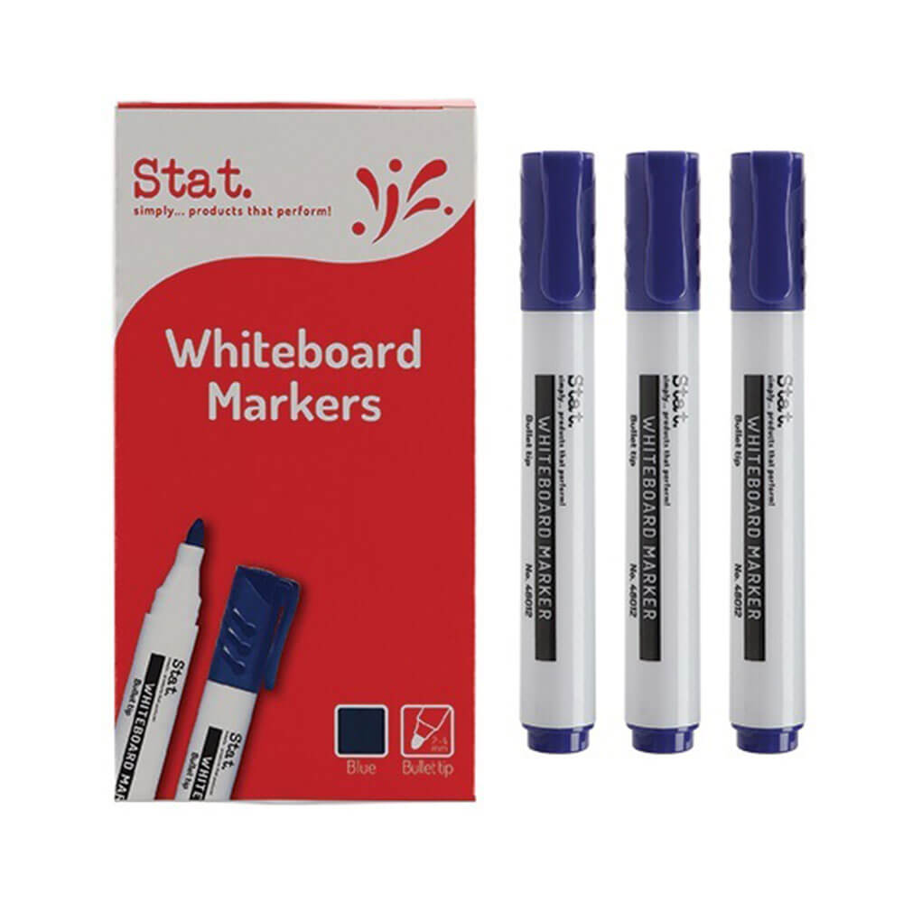  Stat Whiteboard-Marker mit runder Spitze, 2,0 mm (12er-Box)