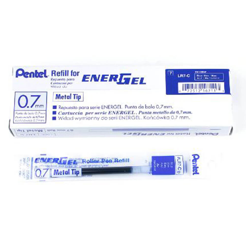 Pentel EnerGel 0.7mm Liquid Gel Pen Refill 12pcs