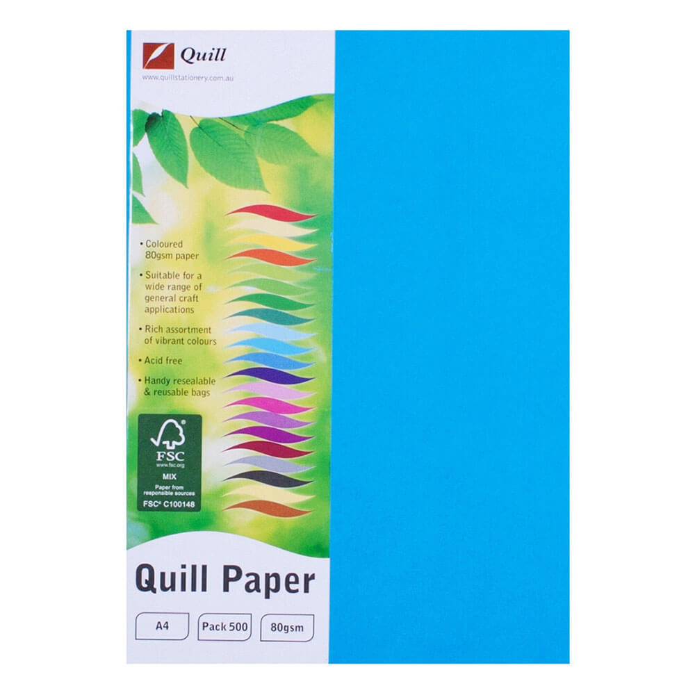 Quill Extra large A4 Paper 80GSM (500 fogli)