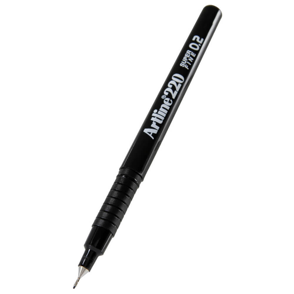 Artline Fineliner Superfine Pen 0,2 mm (låda med 12)