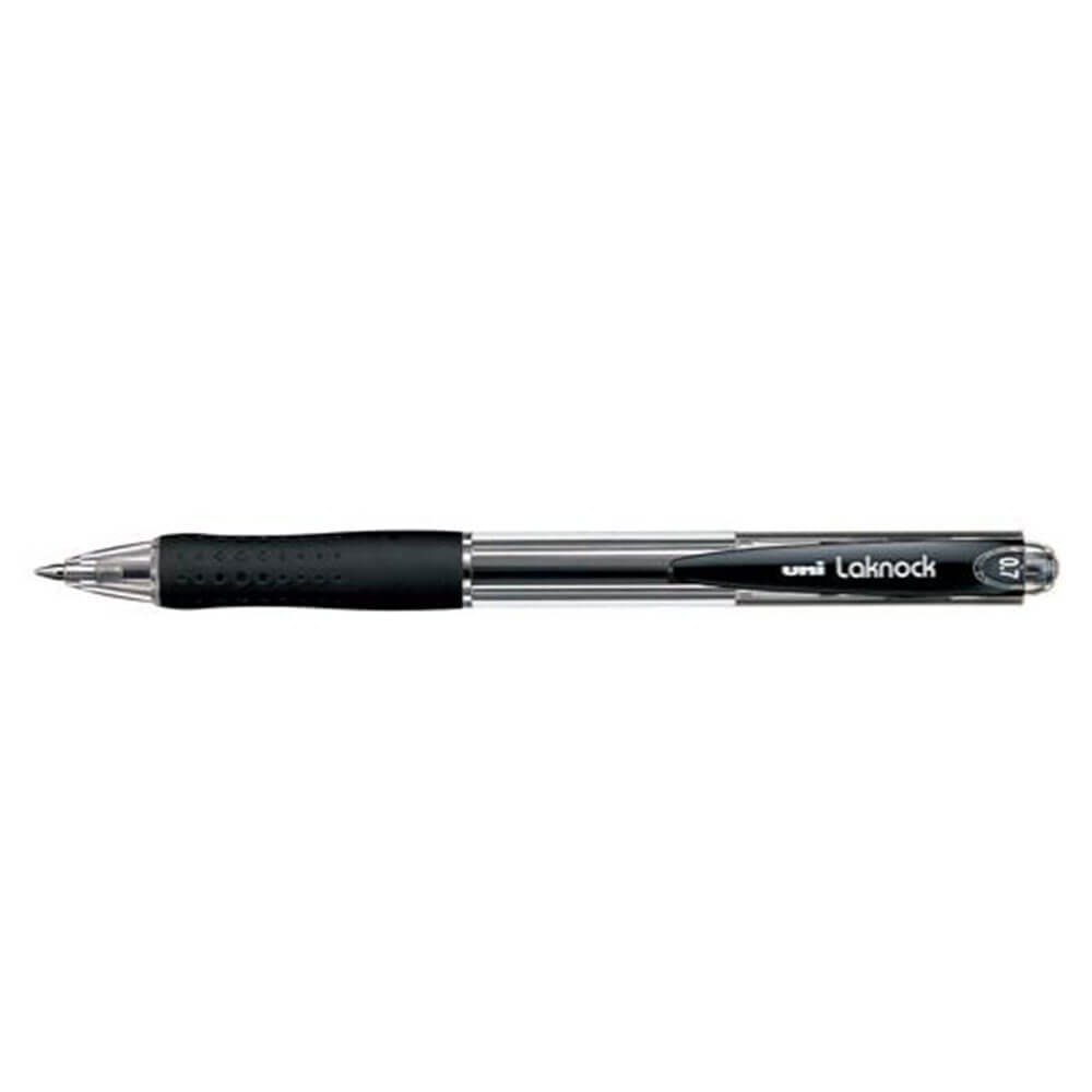 Uni Laknock Rétractable Ballpoint Pen 12pcs (Fine)