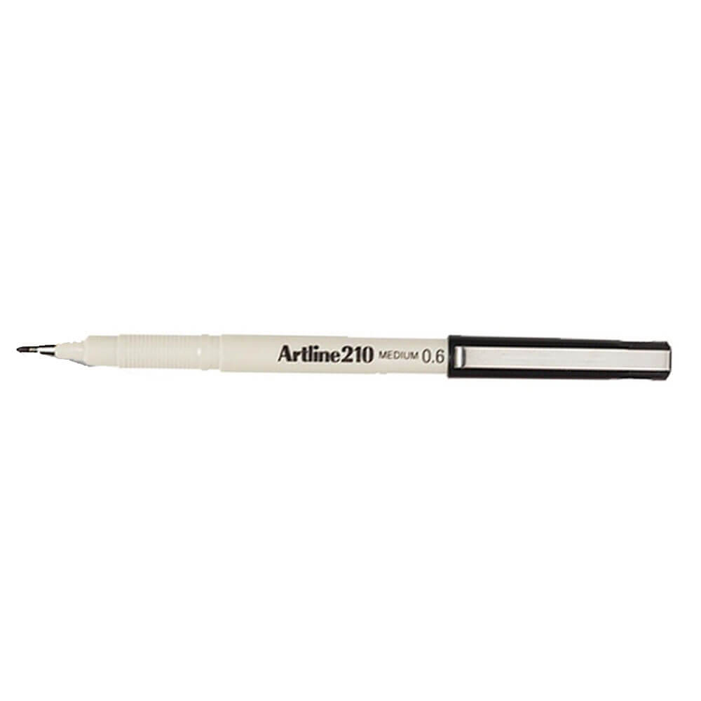 Artline Fineliner Medium Pen 0,6 mm (boîte de 12)