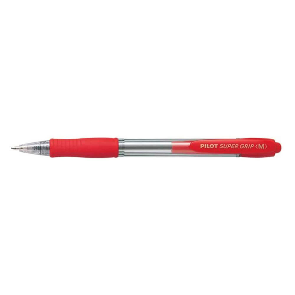 Pilot BPGP Super Grip Pen de medio retráctil 12pcs